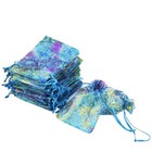 100-400x Sheer Coralline Organza Favor Gift Bags Jewelry Pouches Wedding Party