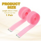 Sew On Hook And Loop Tape  3 4 Inch Nylon Fastener Strips 1 Yards  pink 