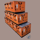  12  Amazon Courier Heavy Duty Delivery Storage Bags 28x24x20 Lot Of 12 Totes