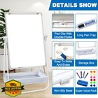 Dry Erase White Board Stand Double Sided 36 x24  Magnetic