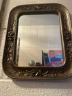 Vintage Antique Gold Gilt Ornate Framed Mirror Wood Ea Riba Baroque 10  X 12 