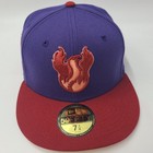 Phoenix Firebirds Hat Fitted 7 1 4 New Era 59fifty Purple Milb Inaugural Patch