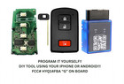Diy Programming Bundle For Toyota Pruis Rav4 Smart Key Keyless Fob Hyq14fba