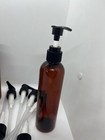 8 Oz Empty Plastic Lotion Bottle With Black Sealable Dispenser Pump  7 Pack 