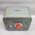 Vintage Tin Still Bank Union National Bank Of East St  Louis Vault Safe