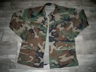 Vintage Us Army Woodland Camo Jacket Shirt Military Clothes Uniform Medium Reg