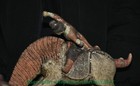 11 6  Old Chinese Tang Sancai Pottery Dynasty Palace Beauty Ride Horse Statue