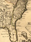1700s New World Spanish Colonies Old Map - 20x28