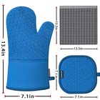 Oven Mitts And Pot Holders Sets 6pcs  Kitchen Oven Glove high Heat Resistant    