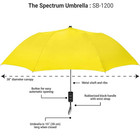 Windproof Compact Travel Umbrella Automatic Folding For Men Women Teens Rain Use