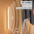 Led Motion Sensor Under Cabinet Closet Light Usb Rechargeable Kitchen Strip Lamp