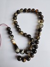 Pressed Natural Amber Misbaha Tasbih 33 Islamic Prayer Beads 31g Ukrainian