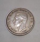 1939 Australian Six Pence Silver  Coin