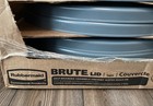 Lot Of 7 - New Rubbermaid Brute Lids Gray - 32-gallon For Container