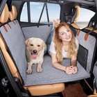 Hard Bottom Dog Car Back Seat Cover Waterproof Hammock W side Flap For Suv Truck