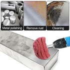 5 Pcs 2 non Woven Abrasive Buffing Wheels 1 4 shank Drill For Polishing cleaning