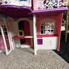 Barbie Folding Furnished Dollhouse Playset W  Furniture  2-story 4-room 1 6