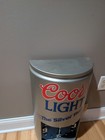 Vintage Coors Light Beer Can Silver Bullet Clock Sign Read