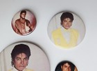 Vintage 1980 s Michael Jackson Promo Button Lot Mj Pin Thriller Beat It Jacket