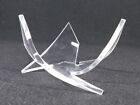 Display Stand Three Post Twist Design Clear Lucite Medium Size
