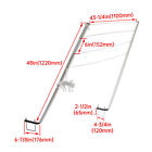 Clothesline Drying Rack Bumper Mount 48  Long Clothes Line For Rv Camper Trailer
