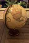 Vintage Replogle 12    World Classic Series Globe - Raised Relief - Wood Base Usa