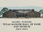 Oddball Philately  Cover Texas Ranger Hall Of Fame   Museum Waco Tx 1989 Wacopex