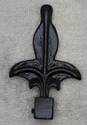 Set Of 10 Cast Iron Fence Gate Finial Topper 9 16  Opening Vintage 5  Tall