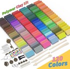 148 285pcs Polymer Clay Value Pack 62 Colors Small Blocks Starter Kit Oven Bake