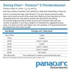 Panacur C Canine Dewormer  fenbendazole   4 Gram  3 Count  pack Of 1 