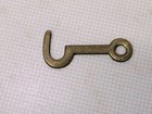 Vintage antique Brass Hook Latch For Cabinets Tool Boxes Jewelry Boxes Unused