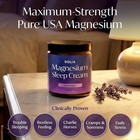 Solia Magnesium Sleep Cream  Usa-made Topical Magnesium Lotion For Sleep  Lavend