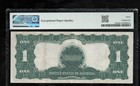 Ac Fr 235 1899  1 Silver Certificate Pmg 30 Epq Black Eagle