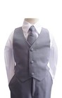 Formal Boy Gray Tuxedo Kids Dress Suit Set Tuxedo All Sizes