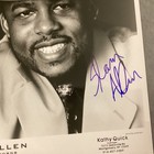 Slam Allen Signed Promo Photo Autographed Blues  8x10