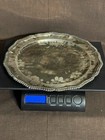 14    Antique Hallmarked 1280 Gram Sterling Silver Made In England Platter Plate