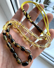 Natural Baltic Amber 18g  Islamic Prayer Rosary 33 Barrel Beads Tasbih Misbaha