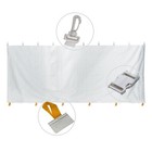 7x15 Standard Solid Sidewall For Canopy Tent Waterproof 14 Oz Vinyl Panel Used