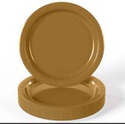  new  100 Ct Gold Paper Plates new 