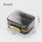 New Portable Pill  Travel Medicine Case Transparent Moisture Proof Pocket Box