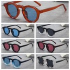 Retro Polarized Sunglasses Men Women Vintage Small Round Frame Sun Glasses 