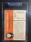 1961 Fleer  74 Red Ruffing Chicago White Sox Ex  hot Corner Vintage 