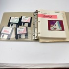 Vintage Commodore Amiga 1000 User Guides Binder   Original Software Disks V1 1