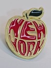 New York Travel Souvenir Lapel Pin Big Apple