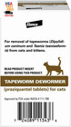 Tapeworm Dewormer  praziquantel Tablets  For Cats And Kittens 6 Weeks And Older 