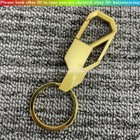 Gold Alloy Creative Metal Key Chain Ring Keyfob Keyring Keychain Gift Accessory