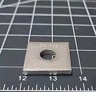 Lot Of   50   304 Stainless Steel 1 2  Hole Square Washer For Unistrut Channel 