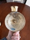 Brass Candle Sconces Torch Style  Lacquered Brass For Taper Candles Set Of 2 Vtg