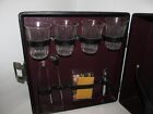 The Portable Pub By Londonaire Vintage 60-70 s Travel Liquor Carry Case W  Key