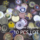 Featured Random Challenge Coin Lot 10 Pcs Multi Themes